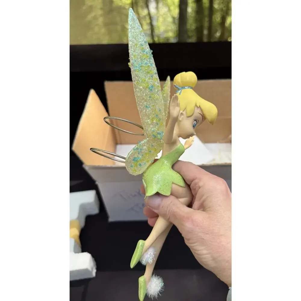 1990 Disney Tinker Bell Tree Topper Mickey Very Merry Christmas Rare OriginalBox - Picture 3 of 16